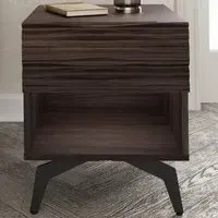 Bantham Lamp Table - Brown, Dark Walnut