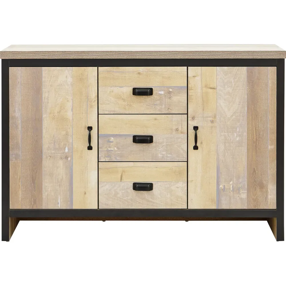 Boston 2 Door 3 Drawer Sideboard - Oak