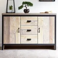 Boston 2 Door 3 Drawer Sideboard - Oak