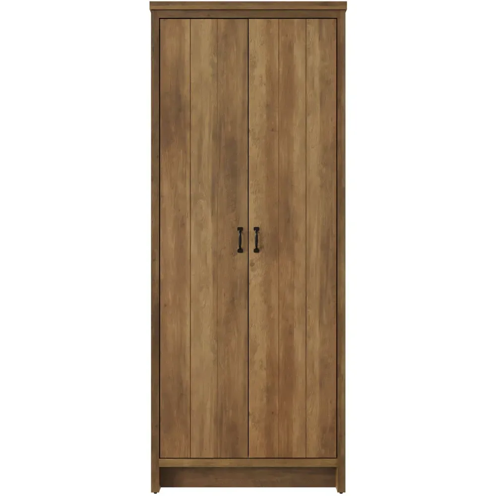 Boston 2 Door Wardrobe - Brown, Oak