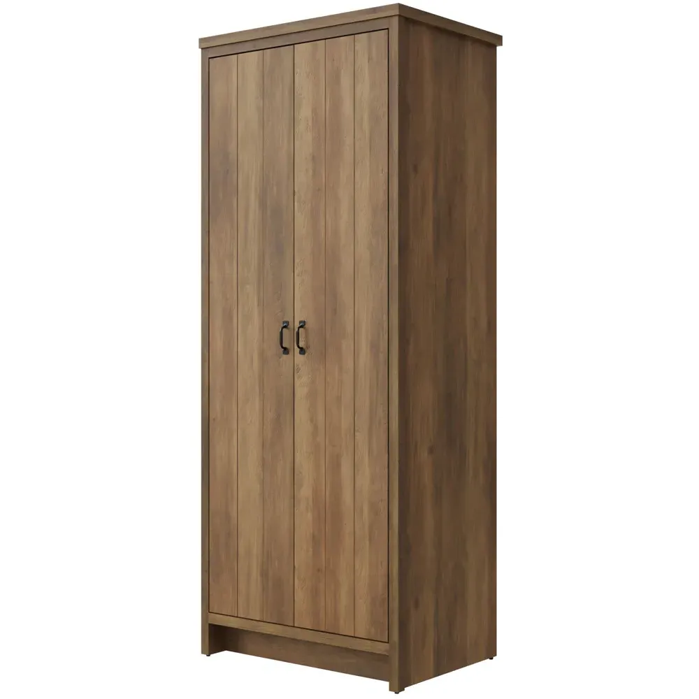 Boston 2 Door Wardrobe - Brown, Oak