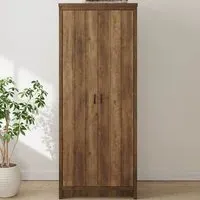 Boston 2 Door Wardrobe - Brown, Oak