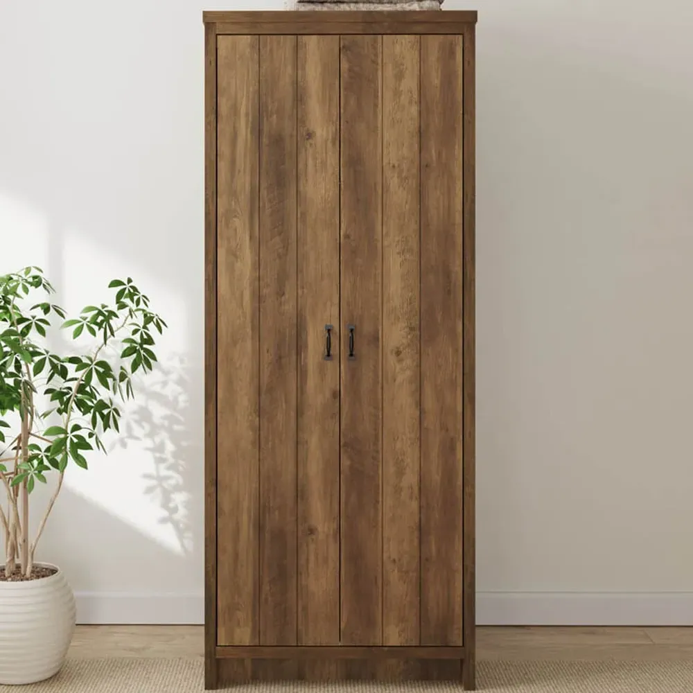 Boston 2 Door Wardrobe - Brown, Oak image