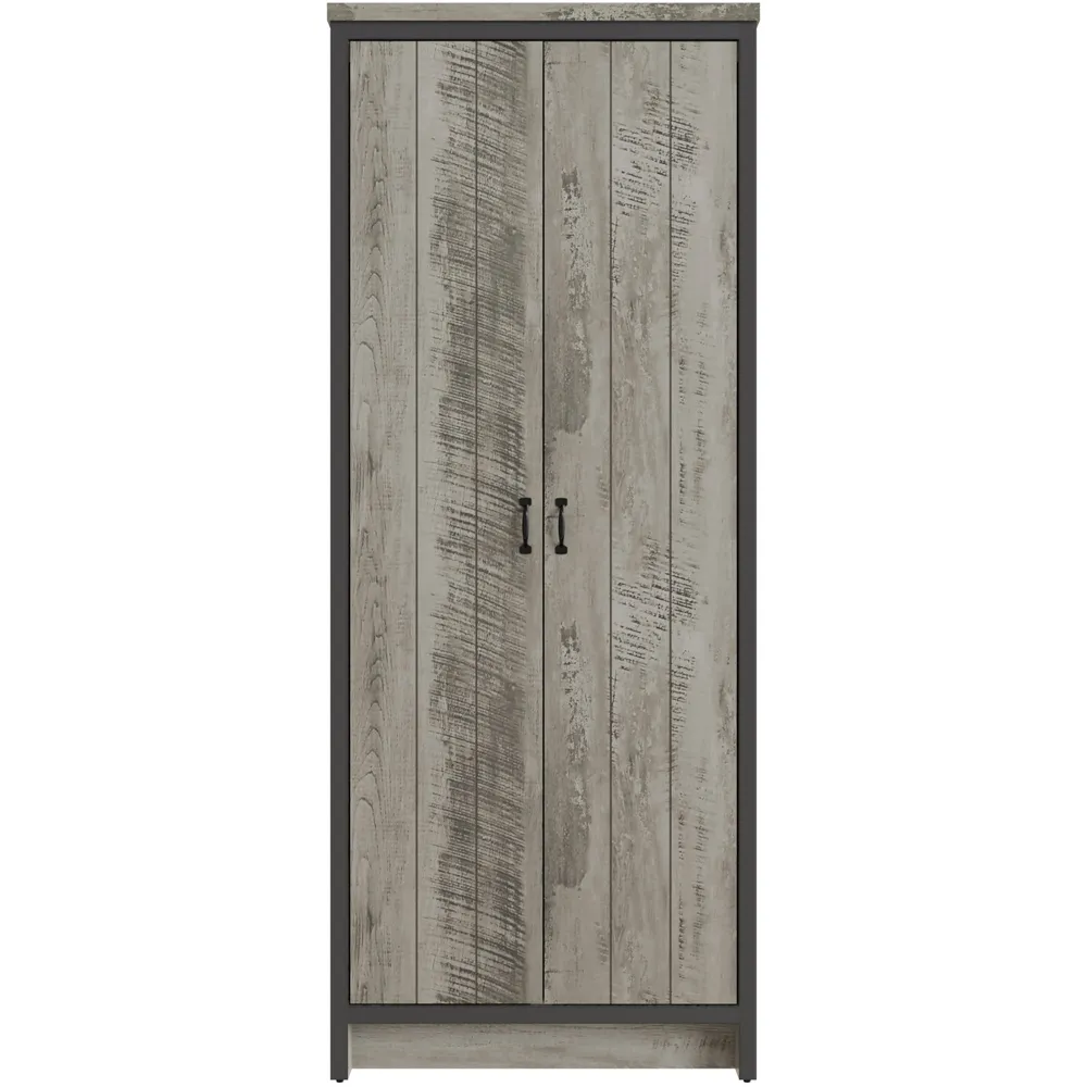 Boston 2 Door Wardrobe - Grey