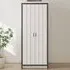 Boston 2 Door Wardrobe - White, Oak
