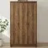 Boston 3-Door Wardrobe - Brown, Knotty Oak