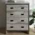 Boston 4 Drawer Chest of Drawers - Grey