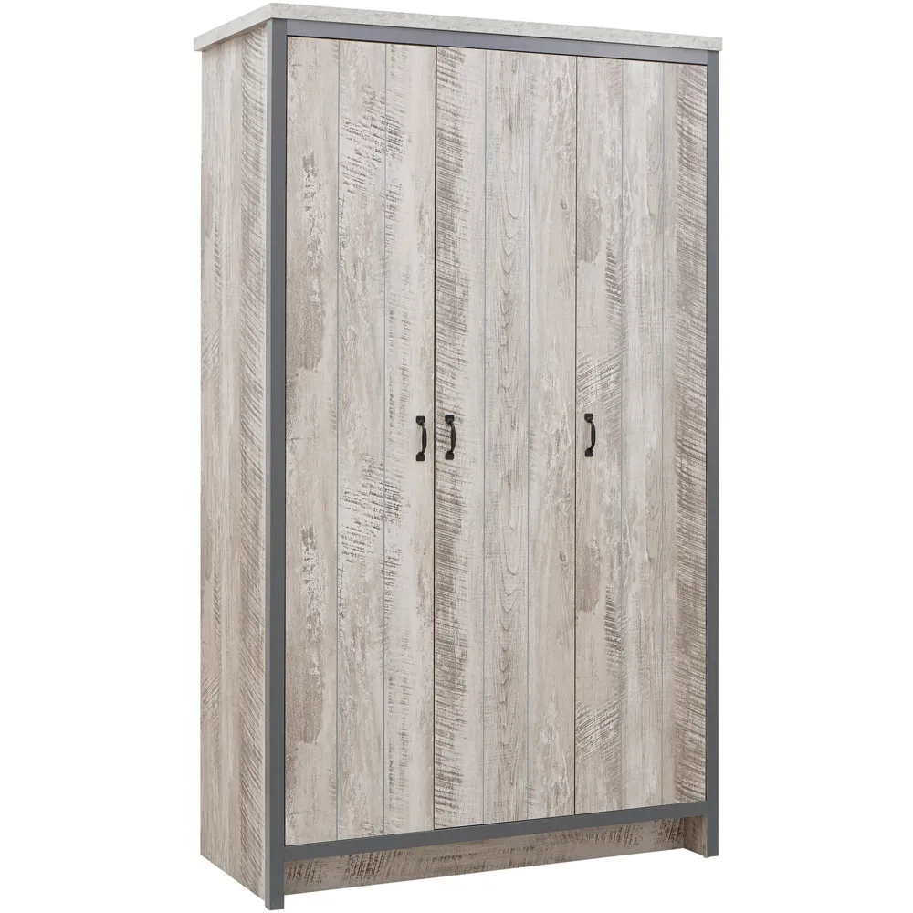 Boston 4 Piece Bedroom Furniture Set - Grey