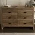 Boston 6 Drawer Chest of Drawers - Brown, Knotty Oak