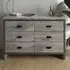 Boston 6 Drawer Chest of Drawers - Grey