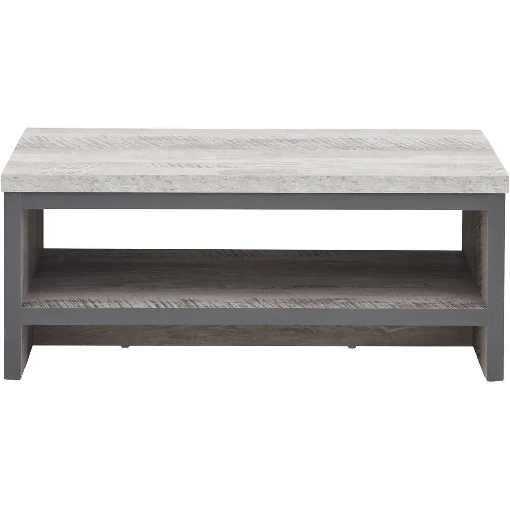 Boston Coffee Table with Storage - Grey