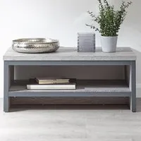 Boston Coffee Table with Storage - Grey