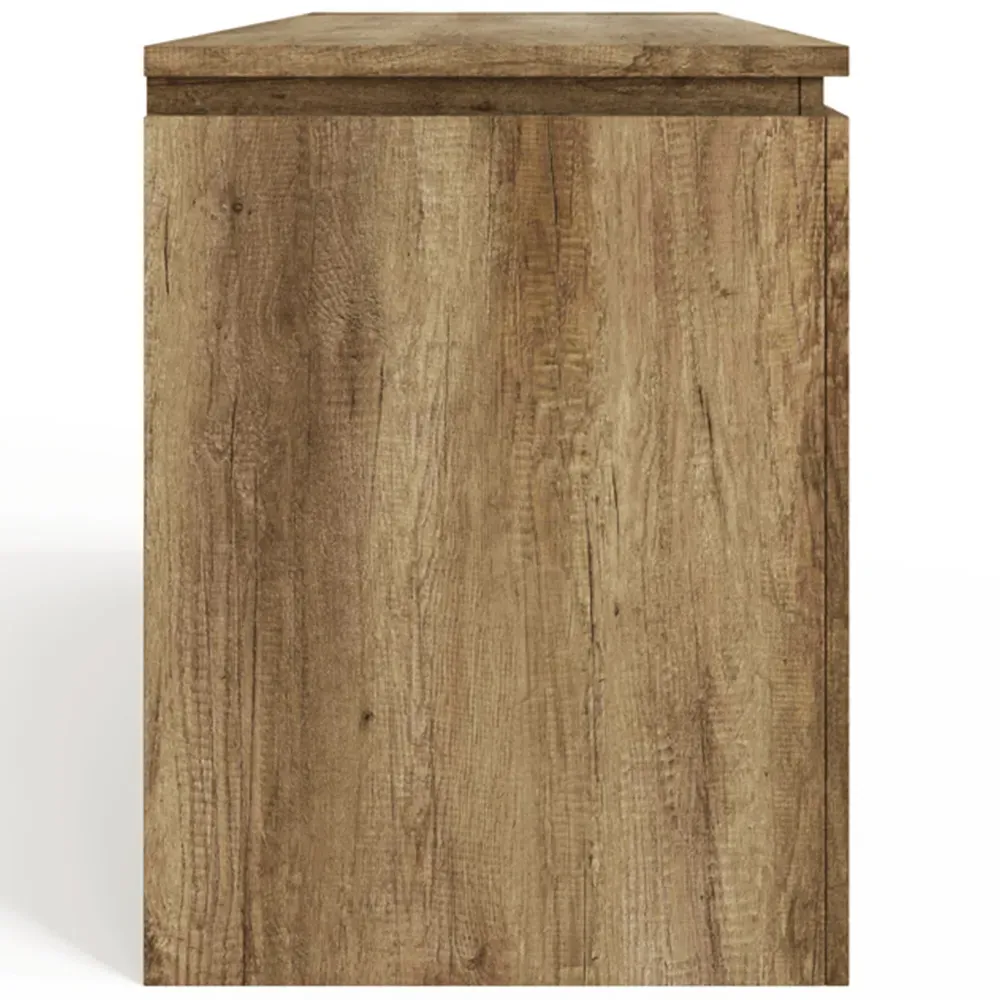 Canyon 2 Door 2 Shelf TV Unit - Oak