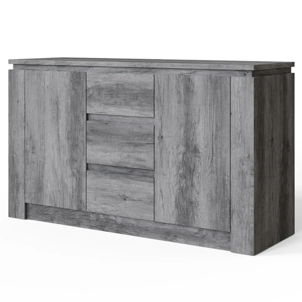 Canyon 2 Door 3 Drawer Sideboard - Charcoal Grey