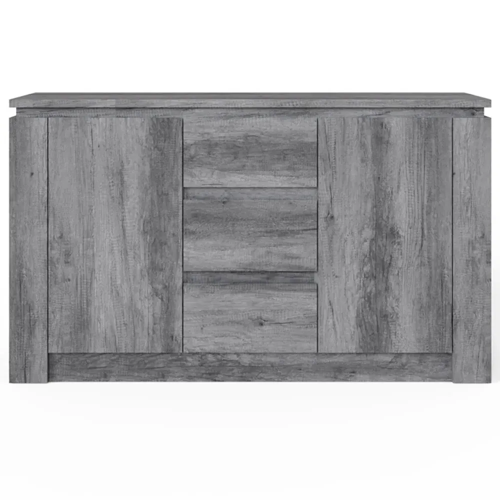 Canyon 2 Door 3 Drawer Sideboard - Charcoal Grey