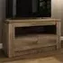 Canyon 2 Drawer TV Unit with Shelf - Grey, Oak