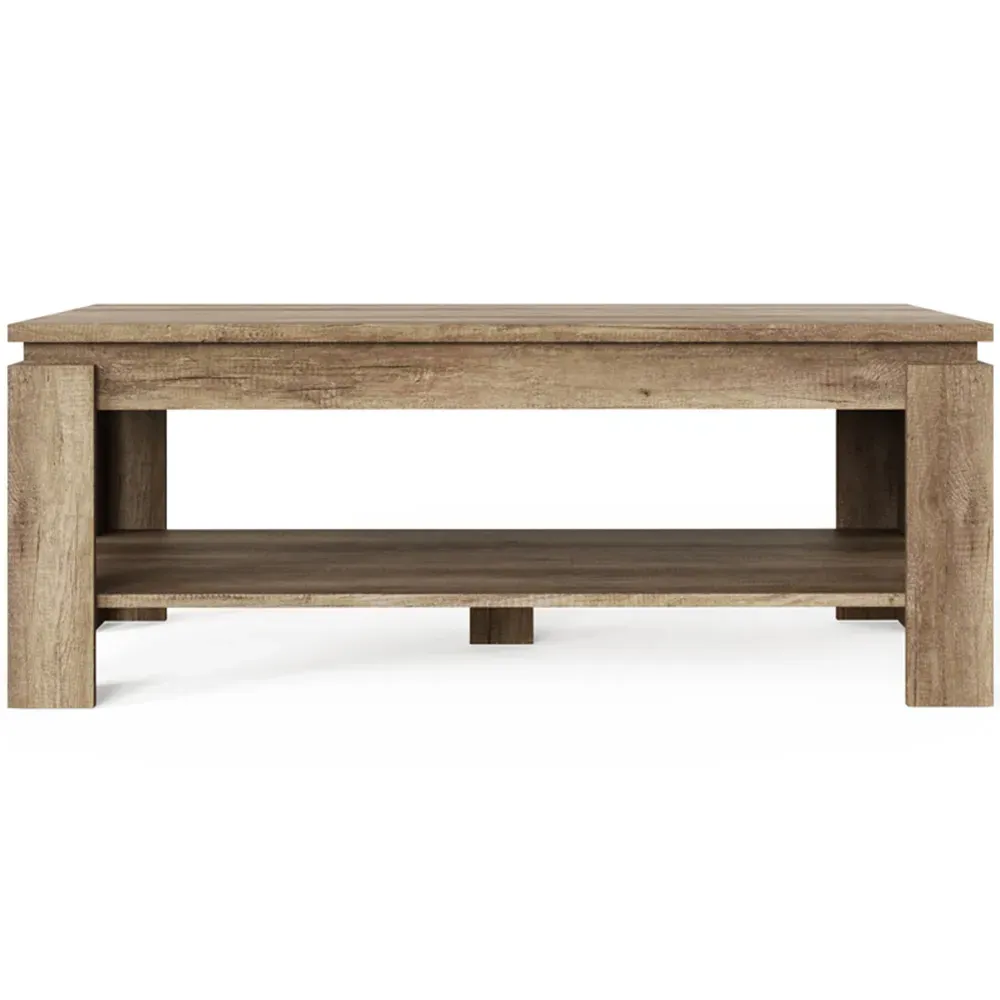 Canyon Coffee Table - Grey, Oak