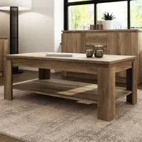 Canyon Coffee Table - Grey, Oak