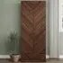 Catania 2 Door Wardrobe with Drawer - Royal Walnut