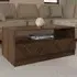 Catania 2 Drawer Coffee Table - Brown, Royal Walnut