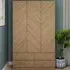 Catania 3 Door 4 Drawer Wardrobe - Euro Oak