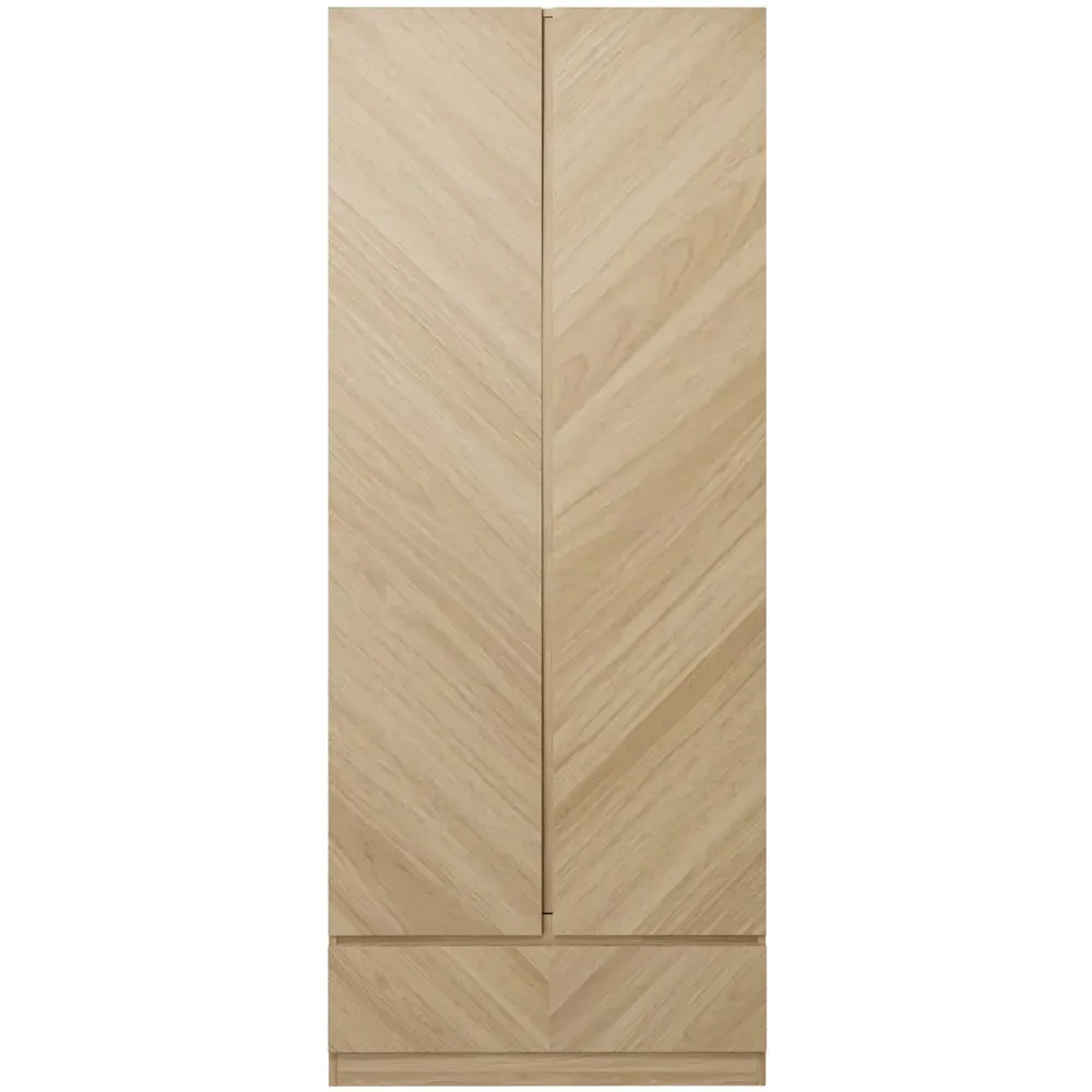 Catania 3 Piece Bedroom Furniture Set - Euro Oak