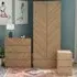 Catania 3 Piece Bedroom Furniture Set - Euro Oak