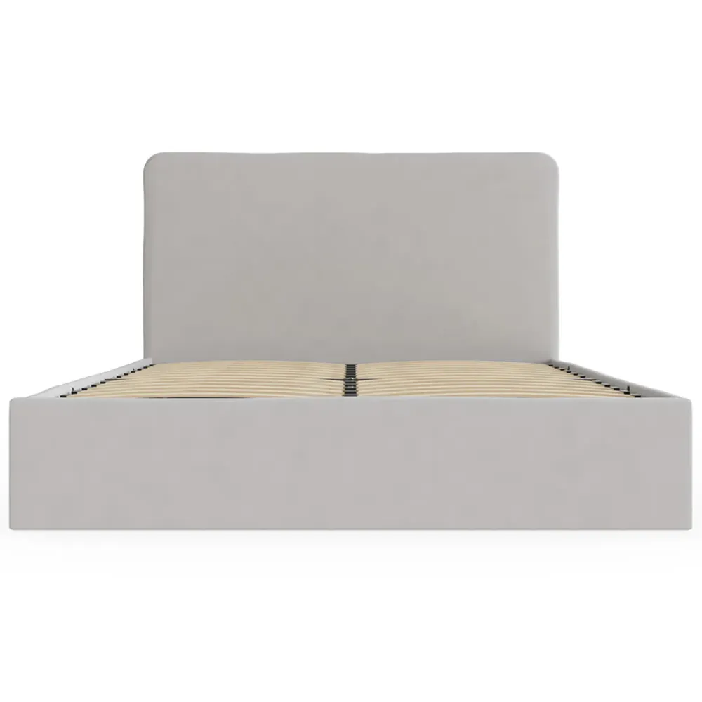 Chiswick Double Ottoman Bed with Pocket Sprung Mattress - Grey