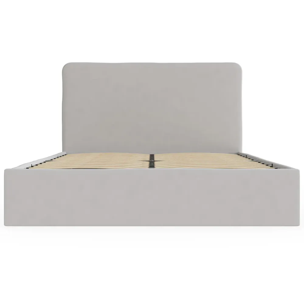 Chiswick Double Ottoman Bed with Storage - Grey