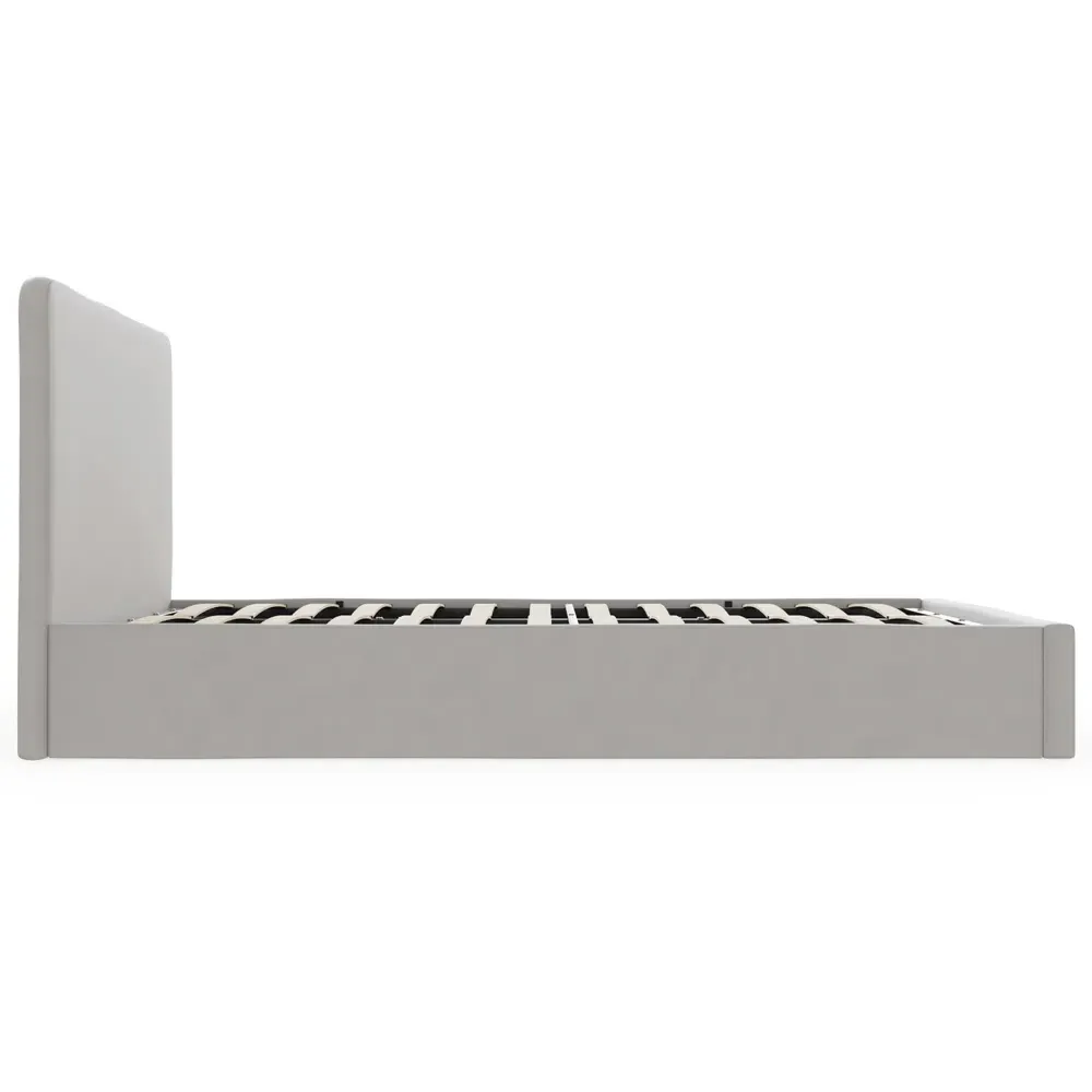 Chiswick Double Ottoman Bed with Storage - Grey