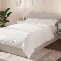 Chiswick Double Ottoman Bed with Storage - Grey