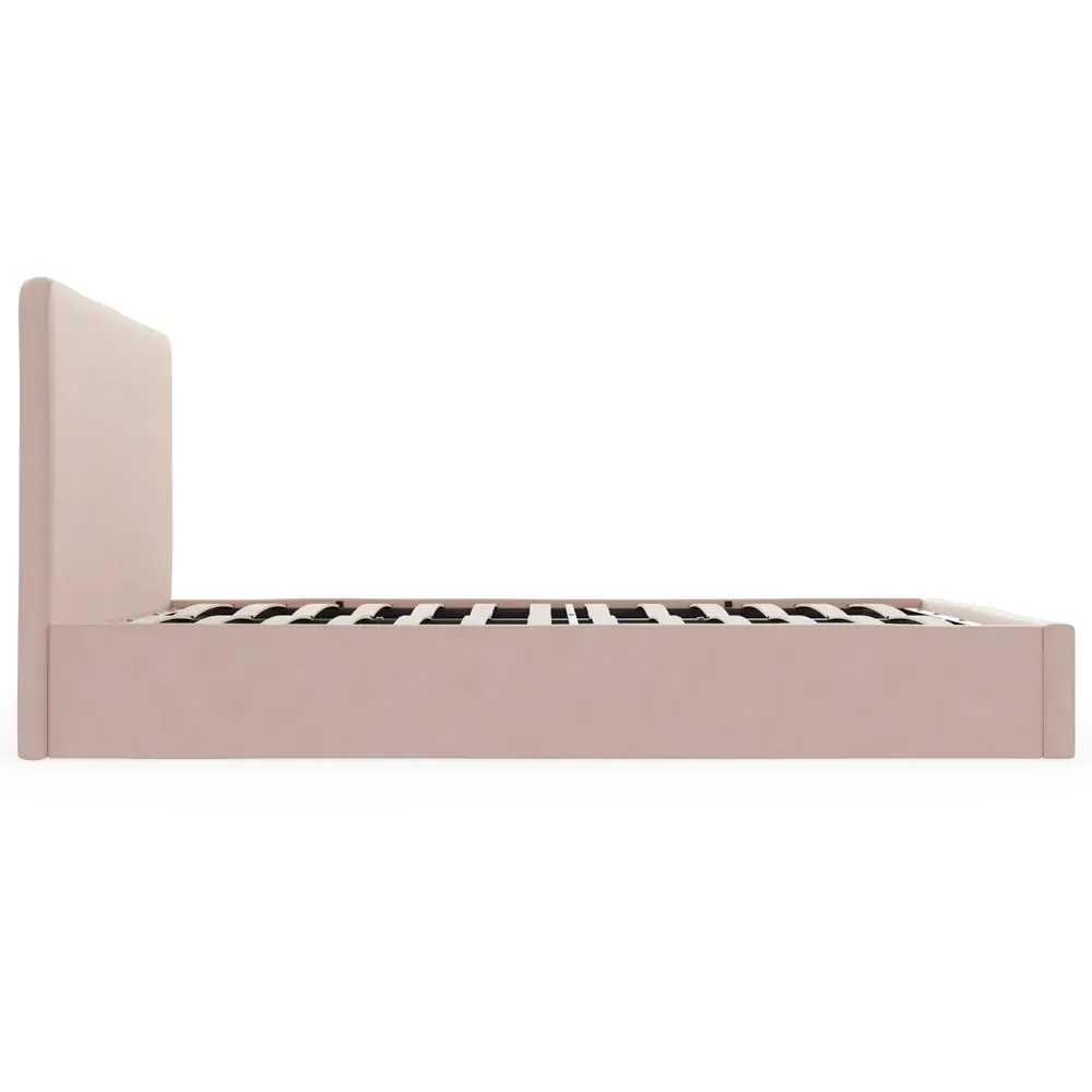 Chiswick Double Ottoman Bed with Storage - Pink