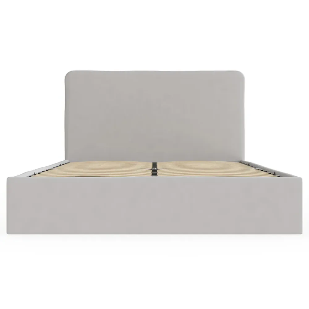 Chiswick King Size Ottoman Bed with Storage - Grey