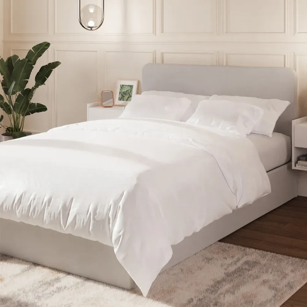 Chiswick King Size Ottoman Bed with Storage - Grey