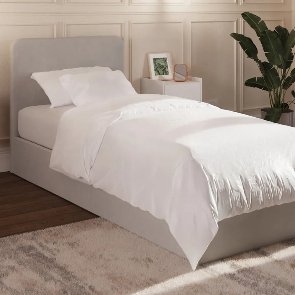 Chiswick Single Ottoman Bed with Pocket Sprung Mattress - Grey