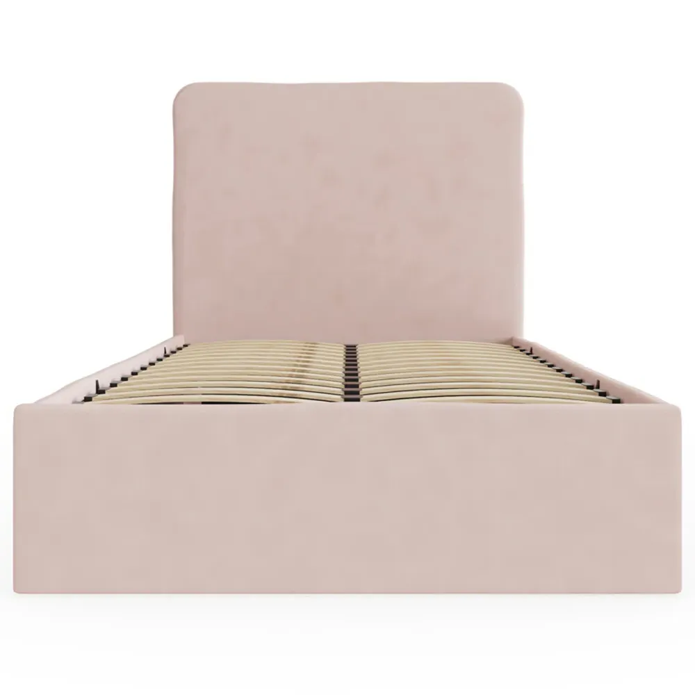 Chiswick Single Ottoman Bed with Storage - Pink