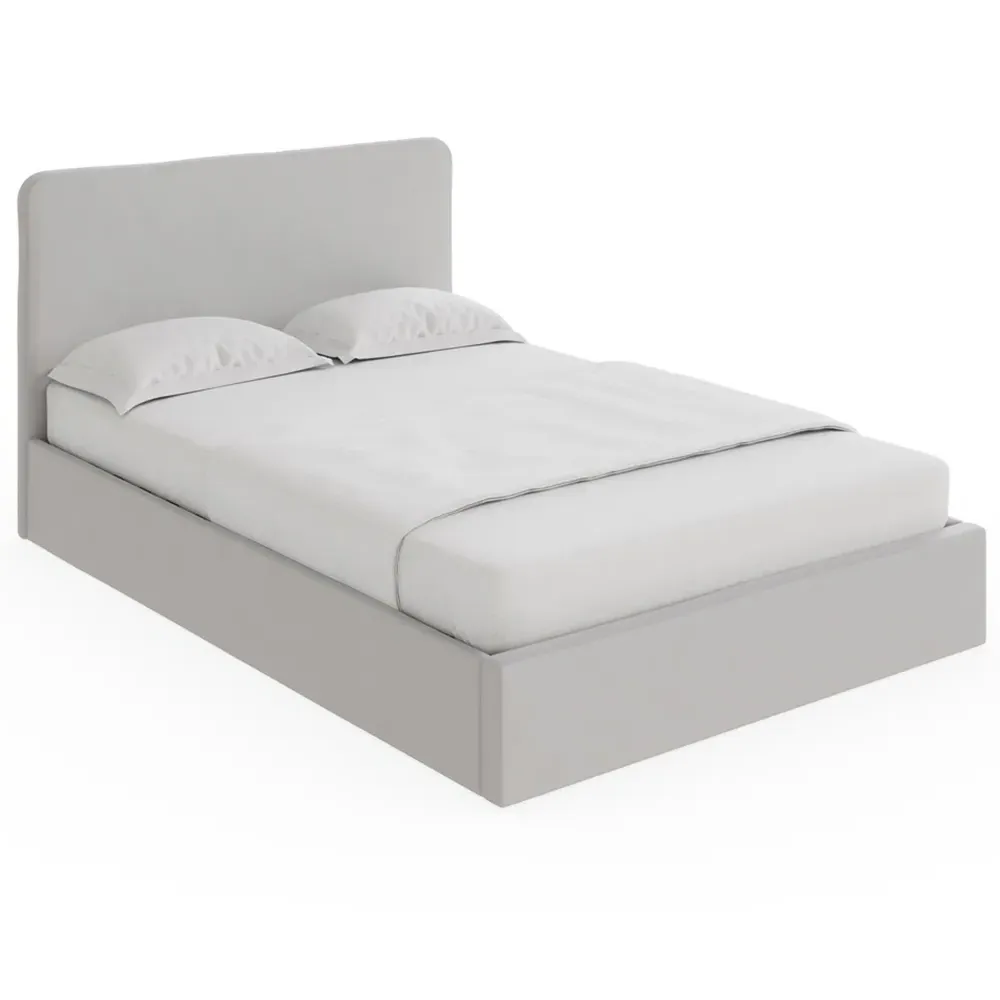 Chiswick Small Double Ottoman Bed with Storage - Grey