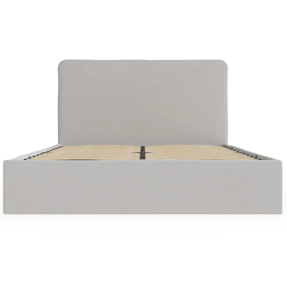 Chiswick Small Double Ottoman Bed with Storage - Grey
