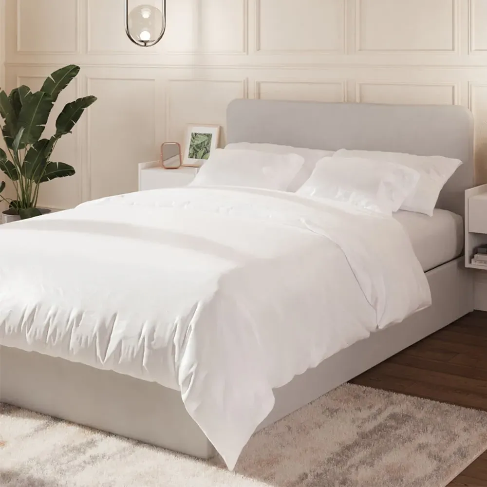 Chiswick Small Double Ottoman Bed with Storage - Grey