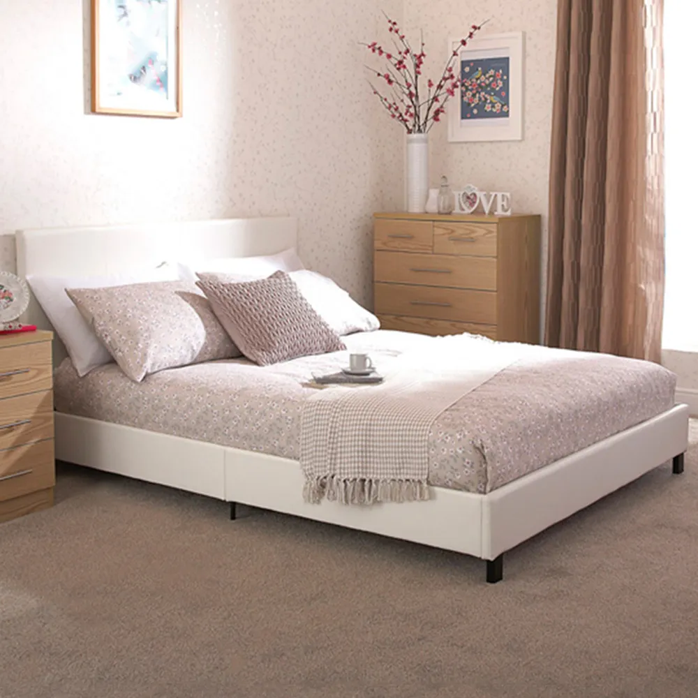 Double Bed In A Box - White