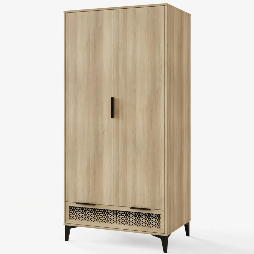 Ezra 3 Piece Bedroom Furniture Set - Oak