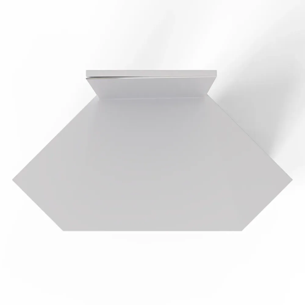 Frances Corner Dressing Table with Mirror - White