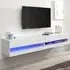 Galicia Large Wall TV Unit with LED - White
