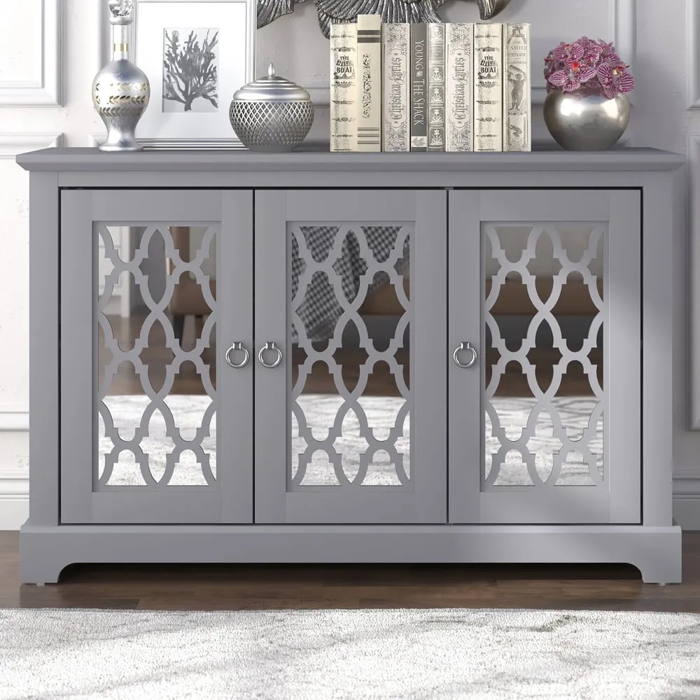 Honiton 3 Door Sideboard - Grey image