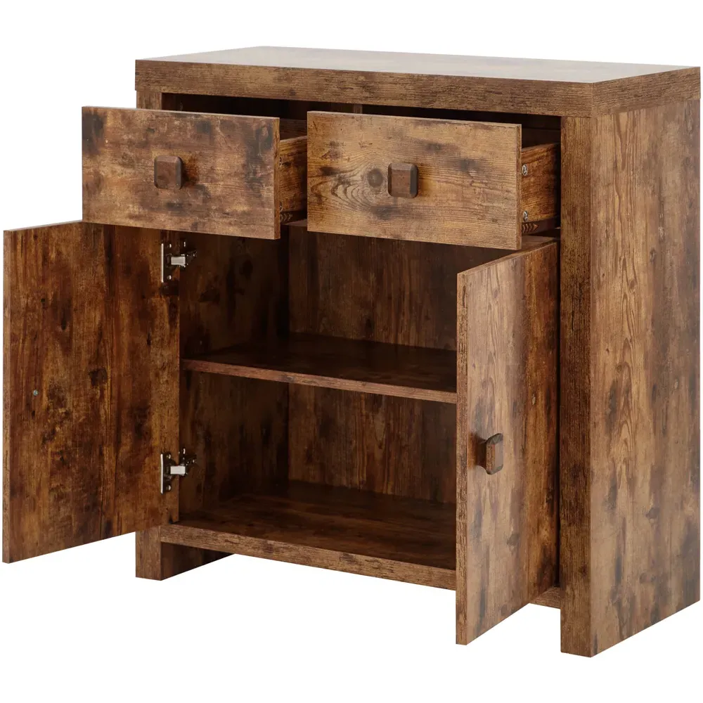 Jakarta 2 Door 2 Drawer Compact Sideboard - Mango Yellow