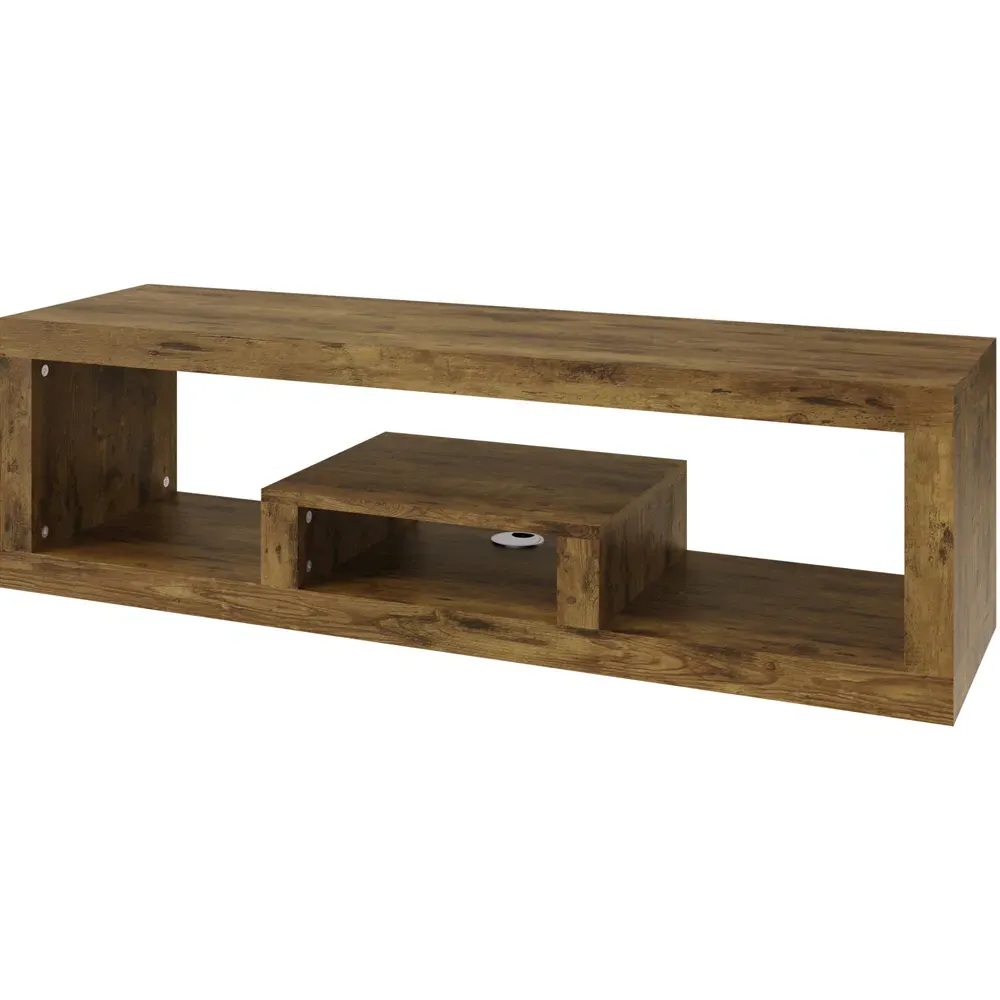 Jakarta 2 Shelf Low Board TV Unit - Mango