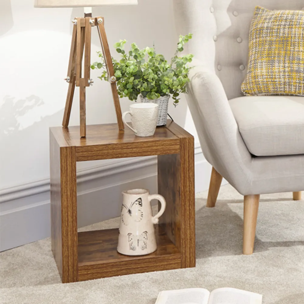 Jakarta Cube Side Table - Mango Yellow