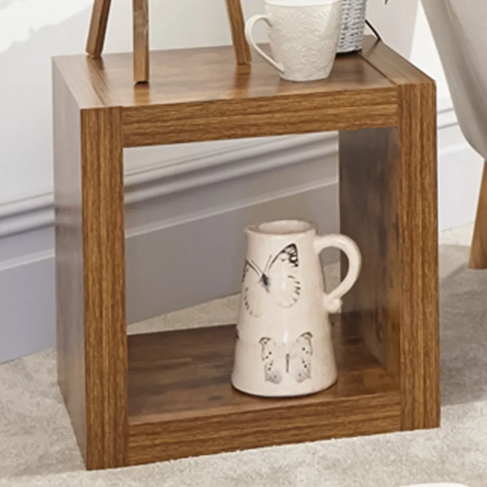 Jakarta Cube Side Table - Mango Yellow image