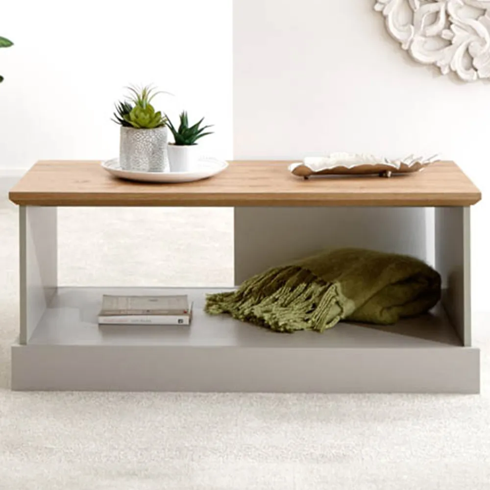 Kendal Coffee Table - Grey, Oak
