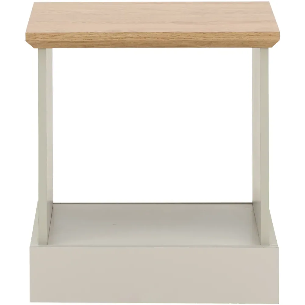 Kendal Lamp Table - Grey, Oak
